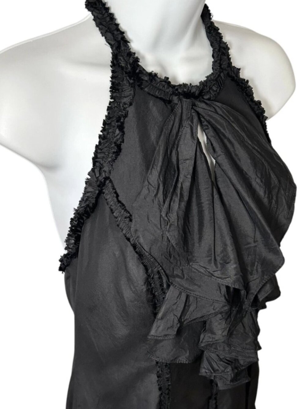 Badgley Mischka Silk Dress - Picture 4 of 10
